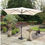Thumbnail: Crank and Tilt Rectangular Parasol - Ivory