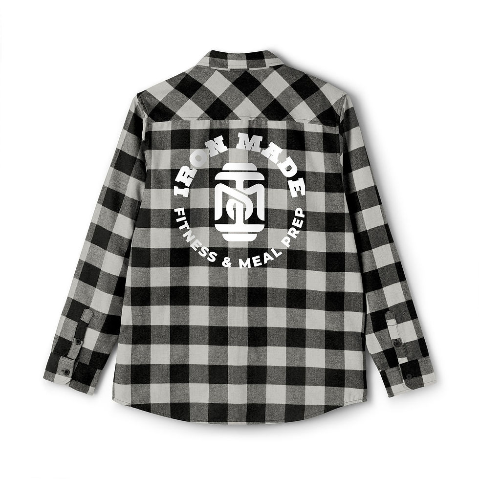 Thumbnail: Unisex Flannel Shirt - Iron Made Fitness & Meal Prep