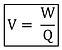 formula for potential difference