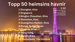 HAGTØL | Topp 50 av heimsins størstu havnum