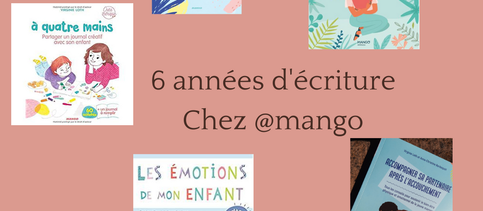 6 années d'écriture passion