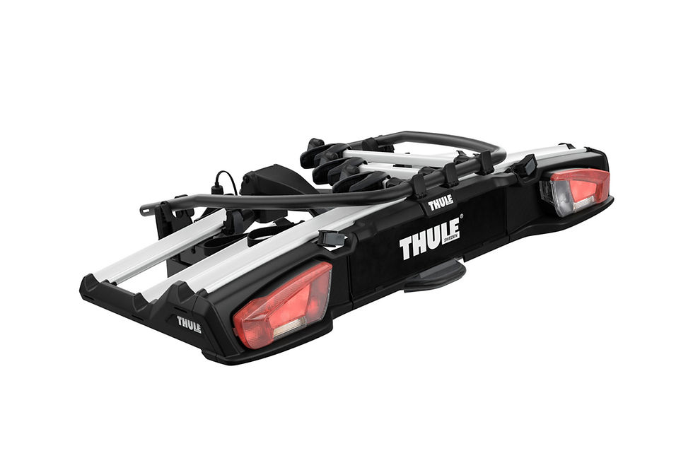 Thumbnail: Thule fietsendrager VeloSpace XT 3 dicht gevouwen