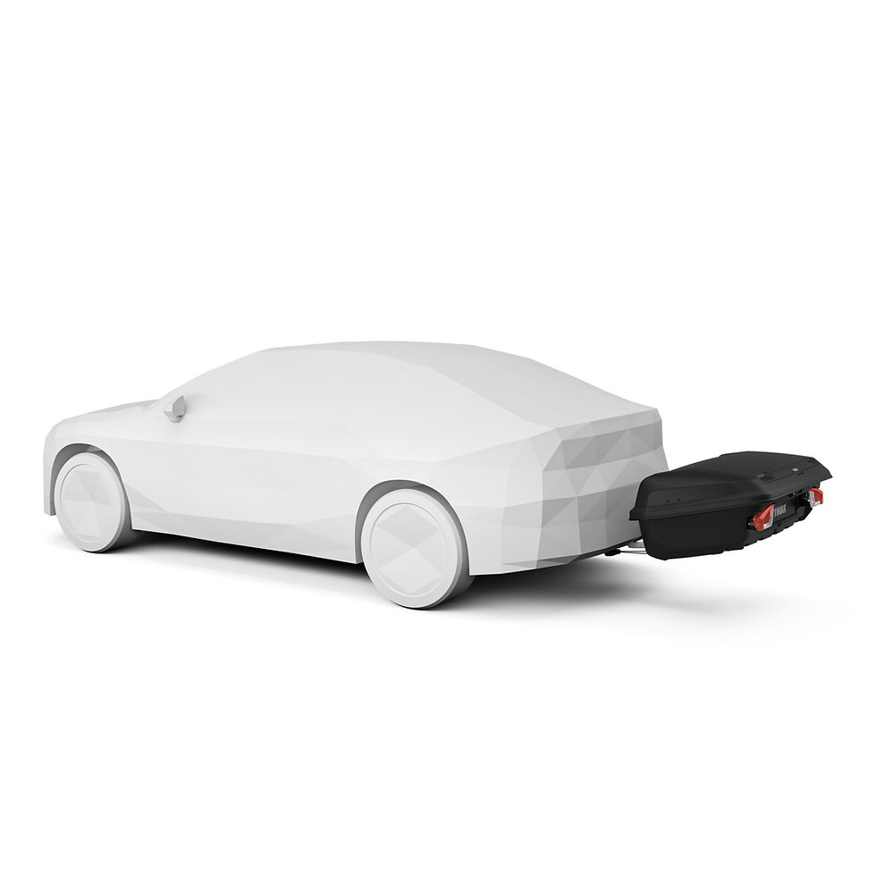 Thumbnail: Thule trekhaakkoffers Arcos Box M achterkant