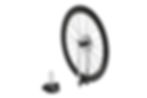 Thule fietsendragers op dak Front Wheel Holder