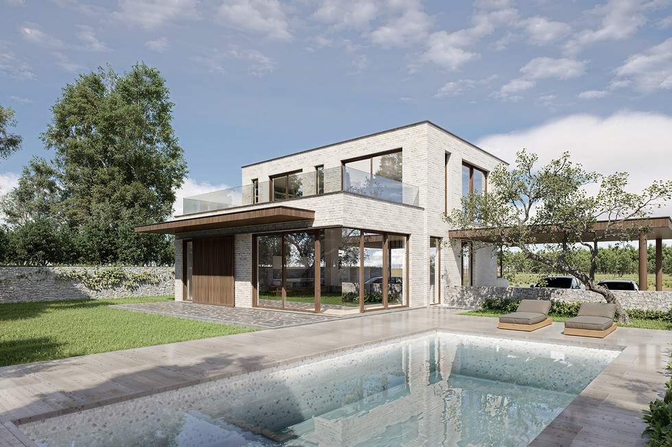 Vue 3D d'une construction neuve à Sint Pieters Leeuw