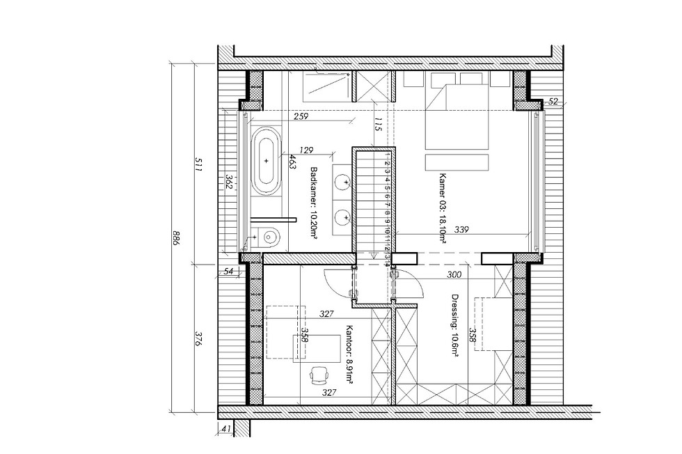 Plan de rénovation d'une maison à Sint Pieters Leeuw