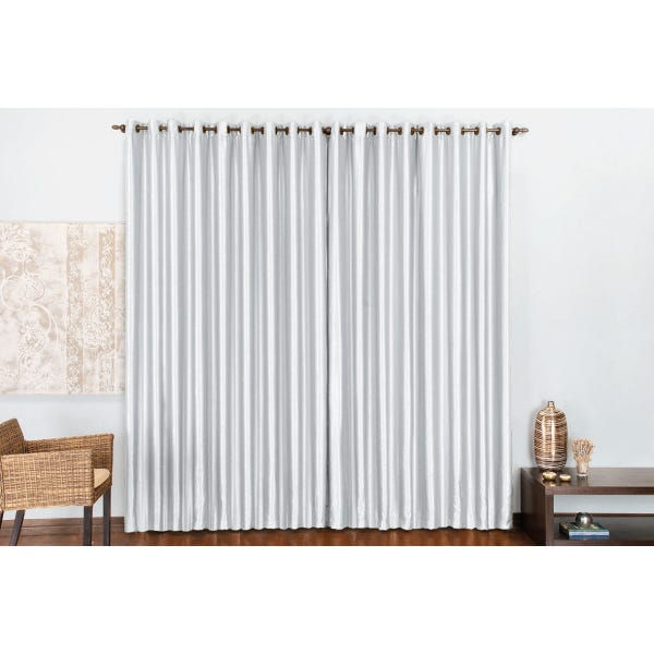 Cortina Belinha Cetim Amassado 2,00m x 1,70m - Rose Jordão