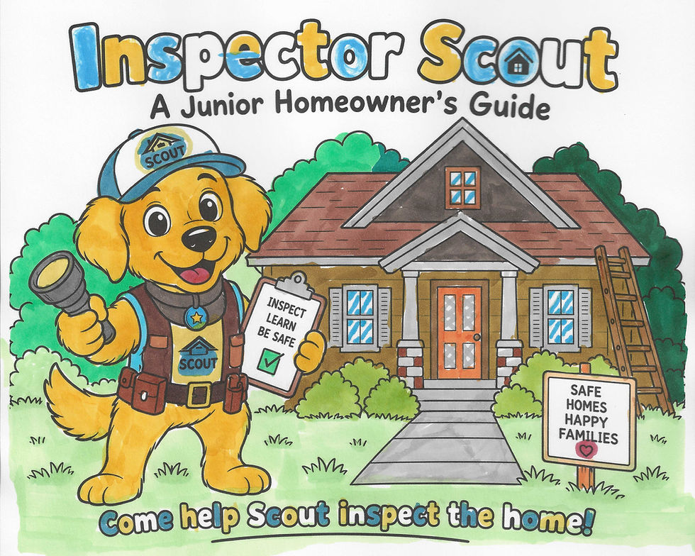 Coloring Book Front Cover of Inspector Scout