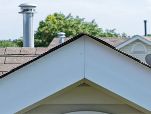 Drone Photo of Roof Eaves
