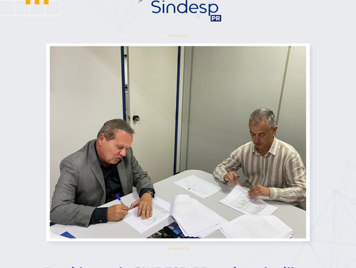 Presidente do SINDESP-PR assina planilhas de custos de Vigilância