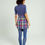 Thumbnail: MIRA VICHY BLUE MINI SKIRT