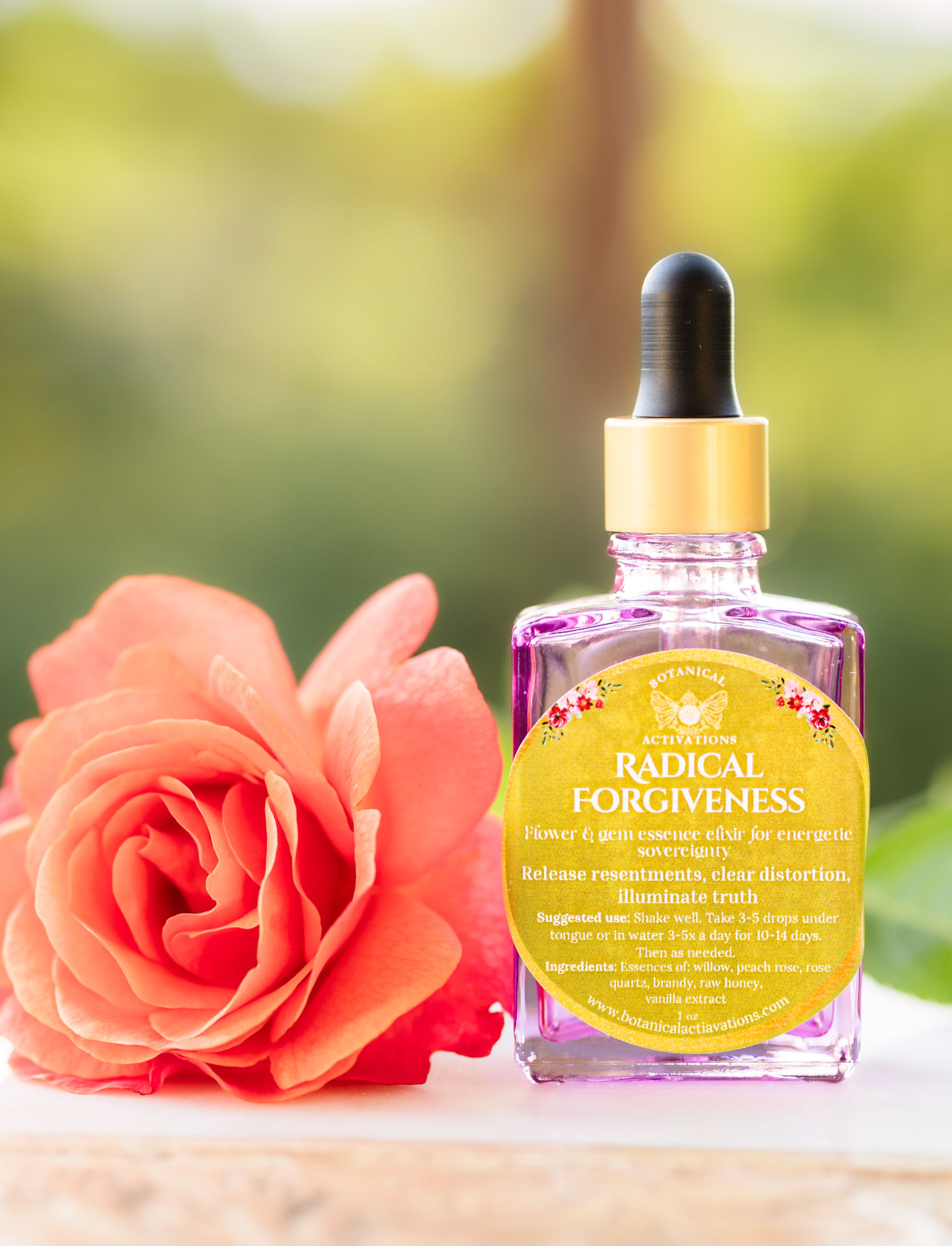 ~RADICAL FORGIVENESS~ Flower and Gem Essence Elixir