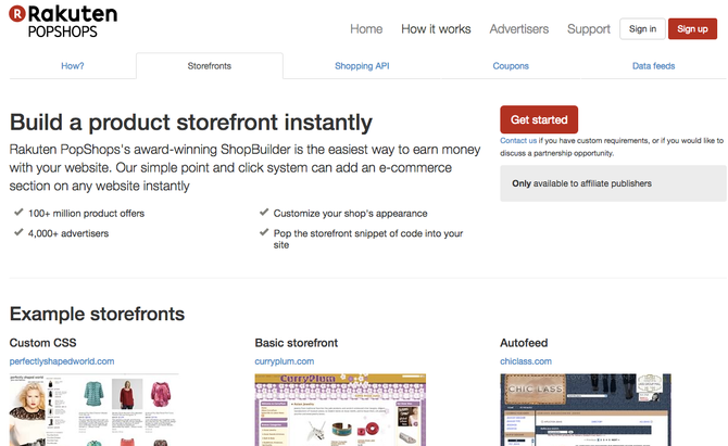 Rakuten PopShops - Affiliate Marketing Tool Spotlight!