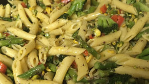 Vegetable Pasta with Pistachio Butter