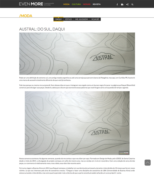 Entrevista para o site Even More