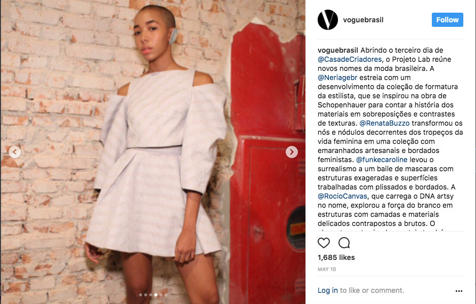 Instagram Vogue Brasil @voguebrasil