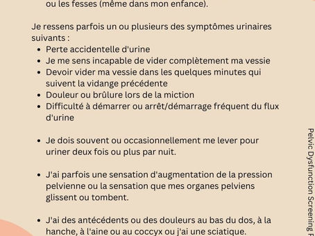 Test: Souffrez-vous d’un dysfonctionnement du plancher pelvien, encore appelé périnée?