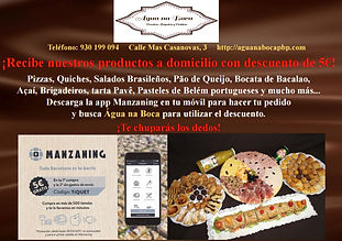 Água na Boca - Cartel Descuento Manzaning (2016 - ES)