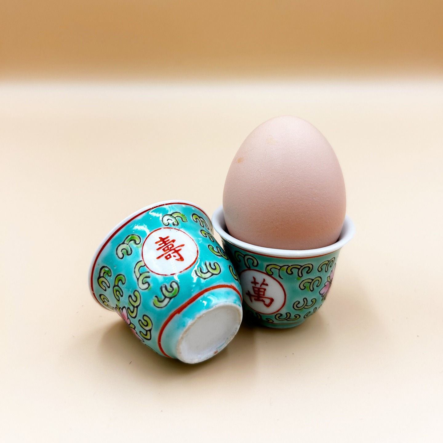 Kieliszki na jajka, Chiny l. 80 XX w.