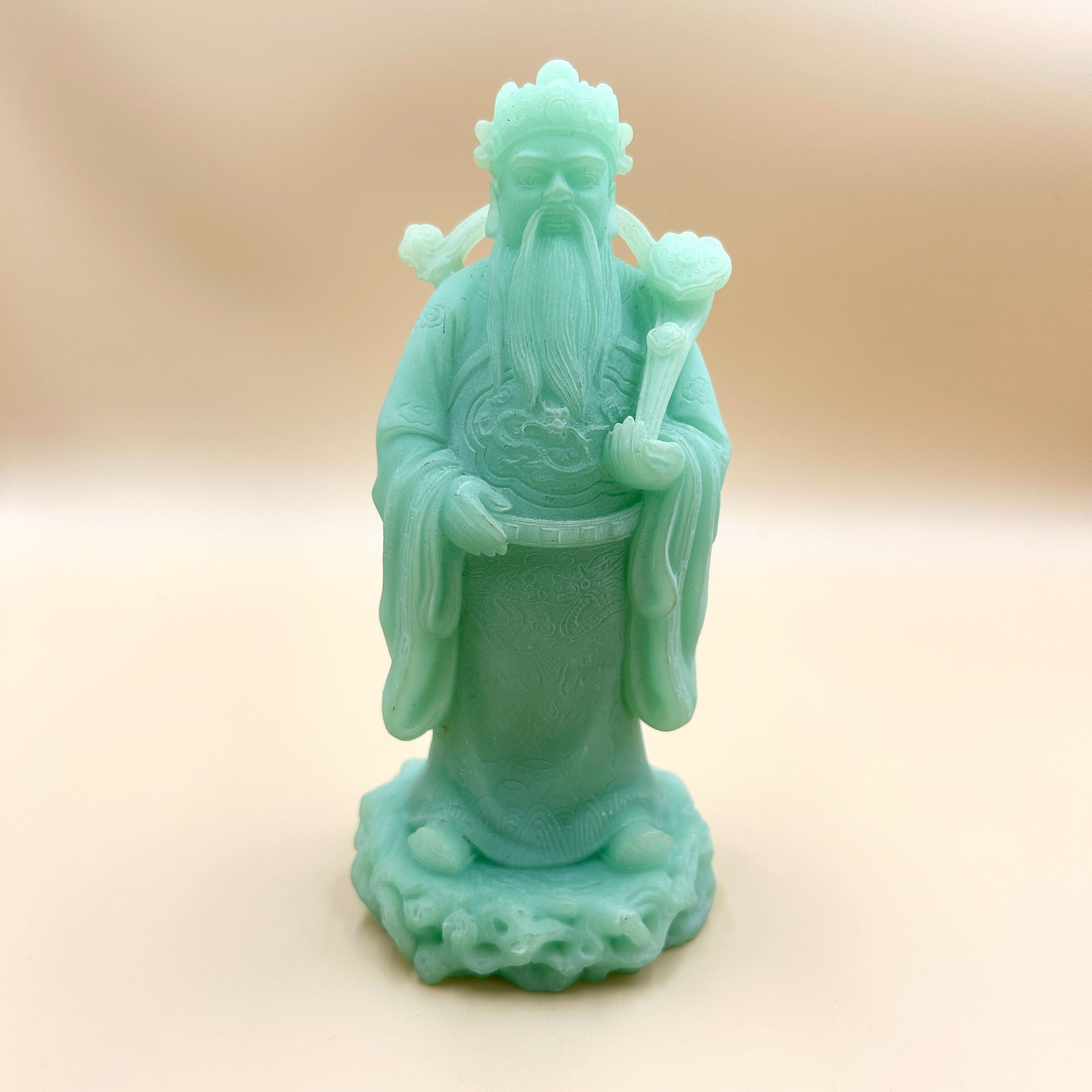 Fluorescencyjny Bóg Lu, Chiny, lata 80–90 XX w.