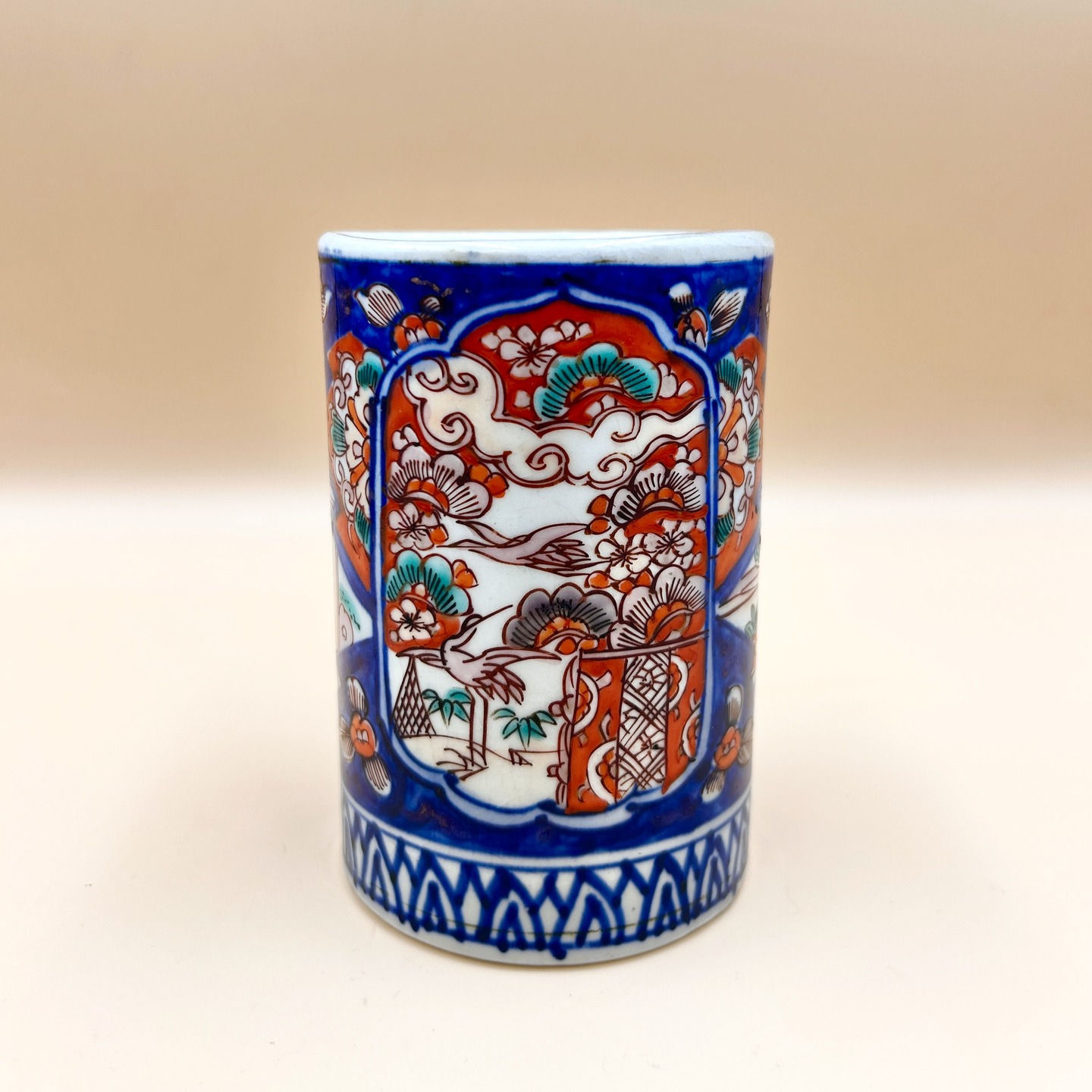 Eksluzywna doniczka Imari, Japonia, Iata 1890-1910, późne Meiji