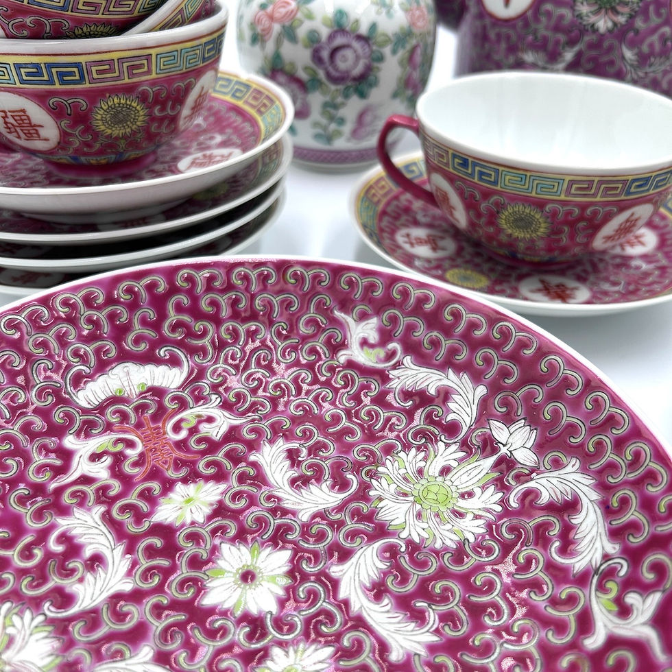 Miniatura: Red Mun Shou zestaw herbaciany