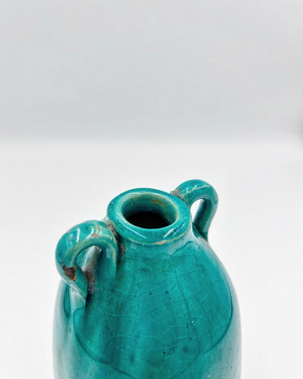 Miniatura: Turkusowy wazon ceramiczny