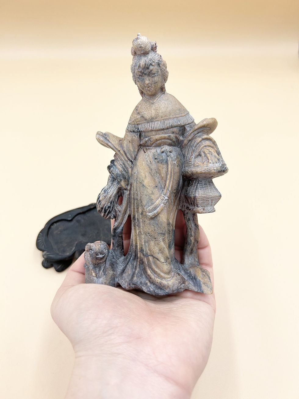Miniatura: Figura Chan'ge - He Xiangu, Chiny, Fujian, lata 60. XX w.