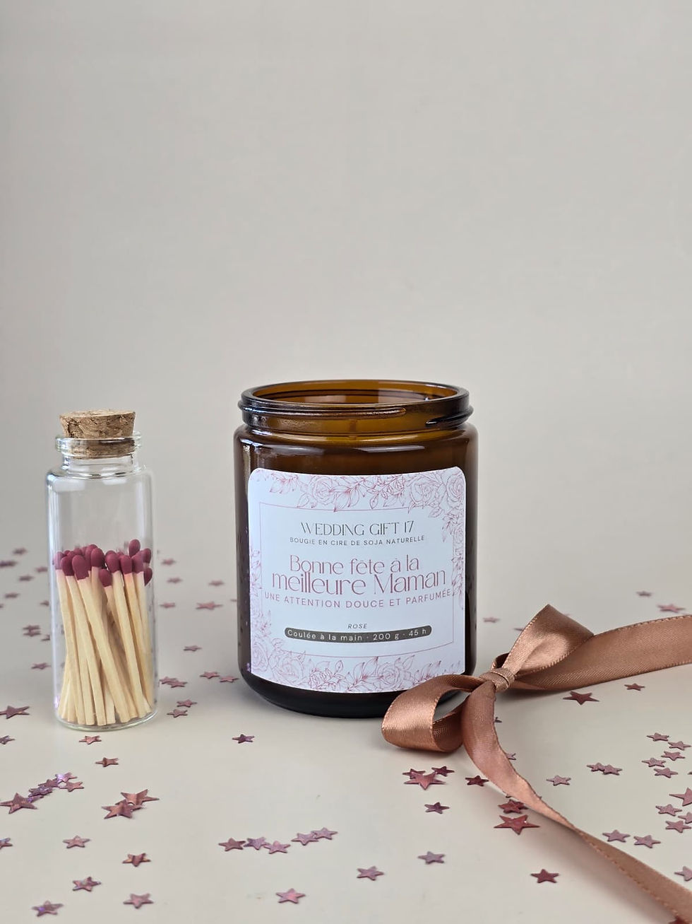 Miniature : Bougie "Ambre"