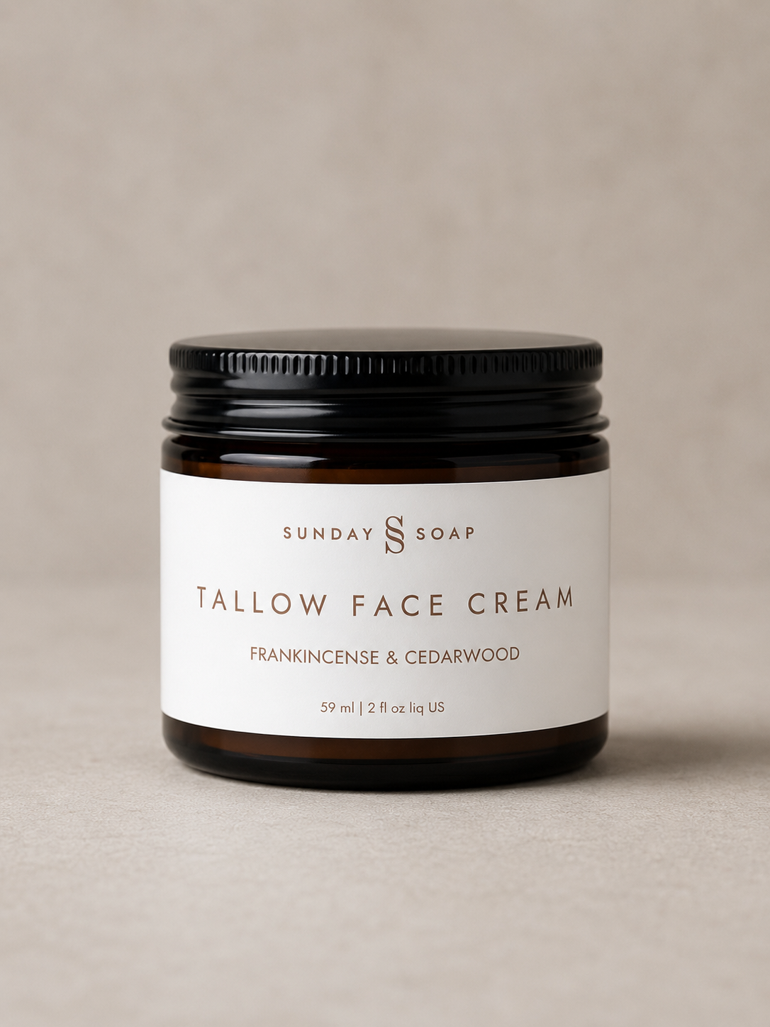 Tallow Face Cream - Frankincense & Cedarwood