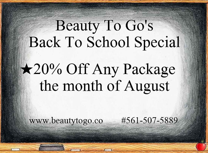 August 2025 Specials