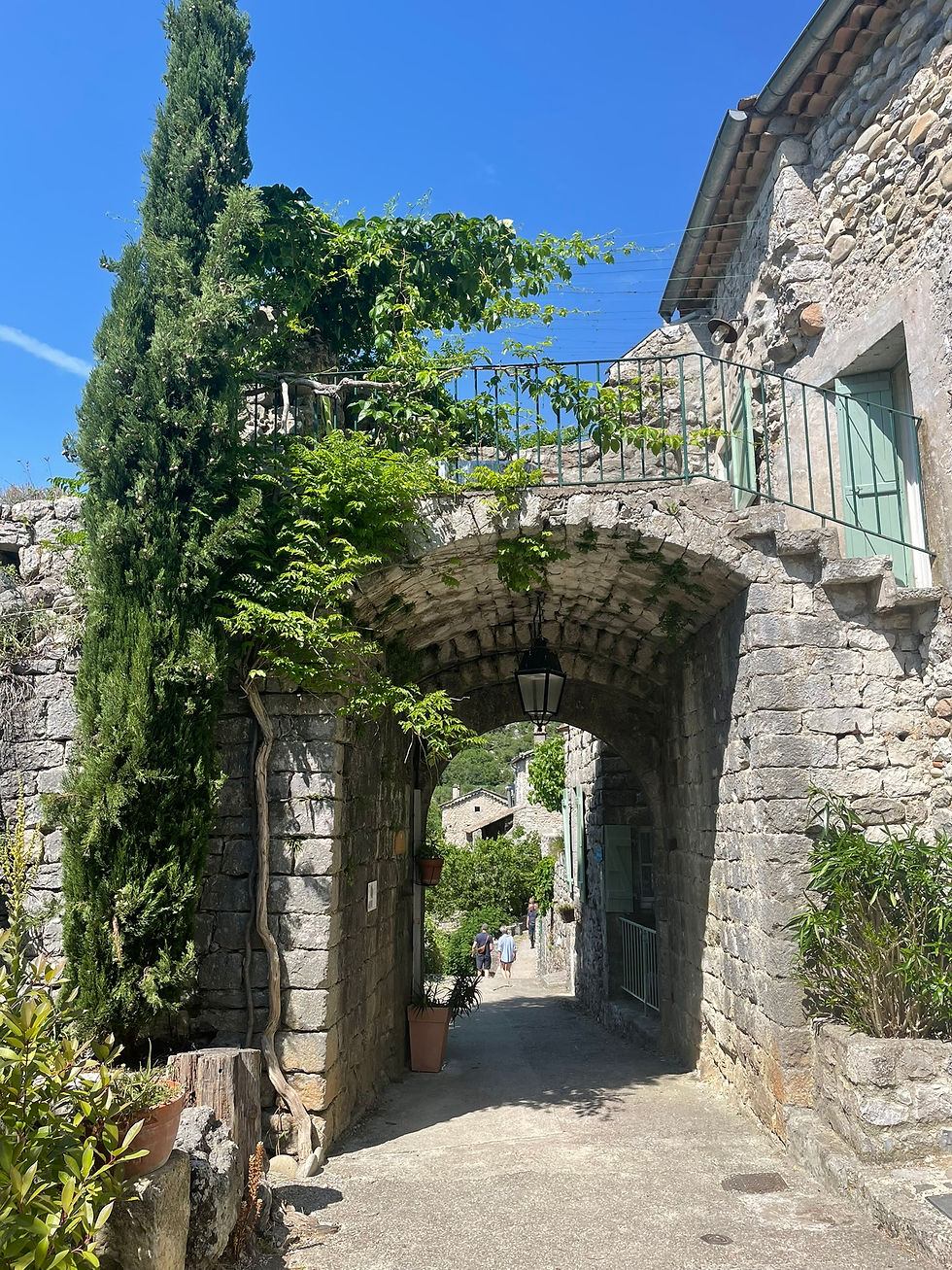 Les ruelles en pierre de Balazuc