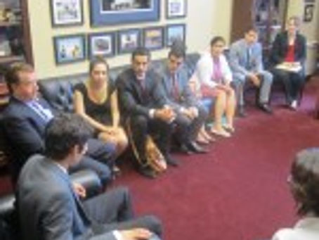 Assembly Interns Discuss Armenian Issues with House Foreign Affairs Committee Chairman Rep. Ed Royce