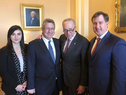 Armenian Assembly Discusses Key Issues with Senate Democratic Leader