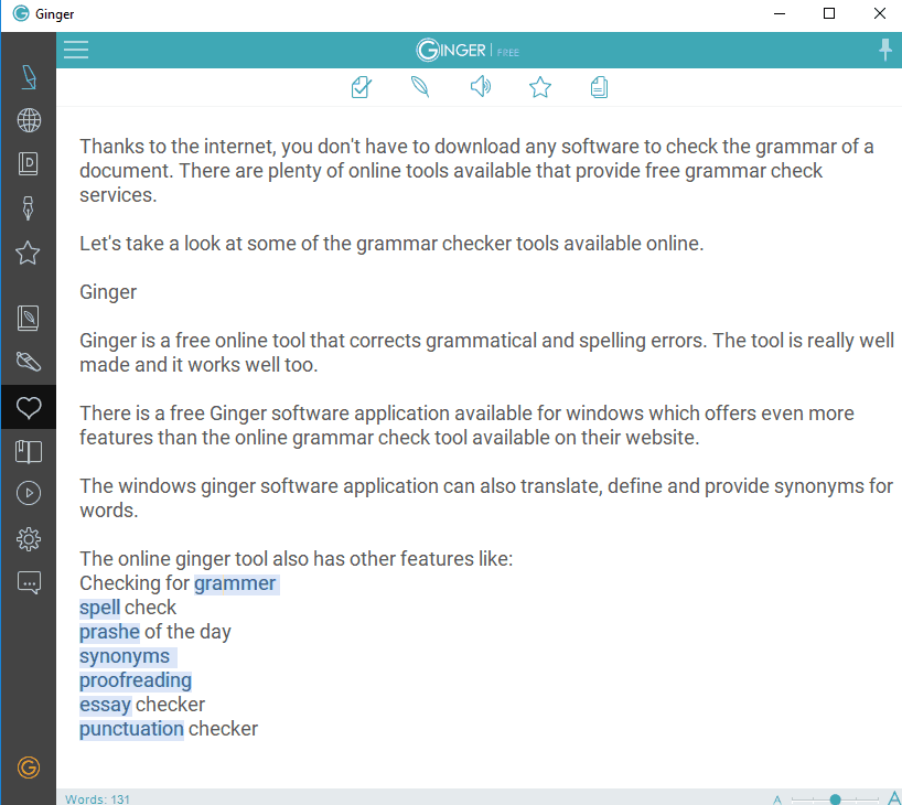 Best Free Grammar Check Websites - Ginger