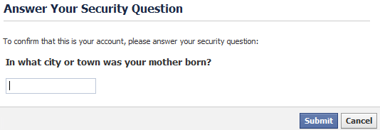 Facebook-Answer-Security-Question