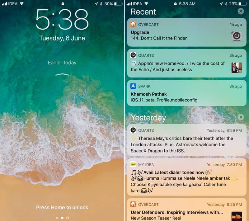 Unified Notifications-27 Awesome iOS 11 Features You Probably Haven't Heard of Yet