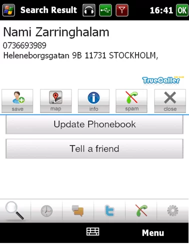 Trace Mobile Number using Truecaller