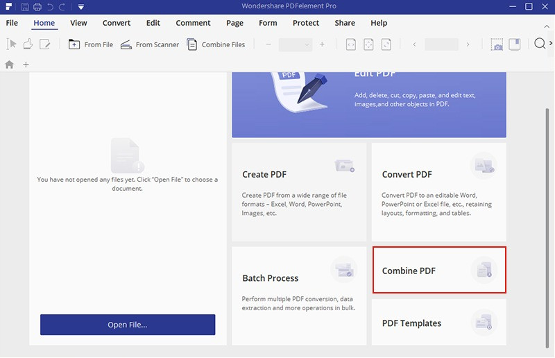 combine pdfs into one