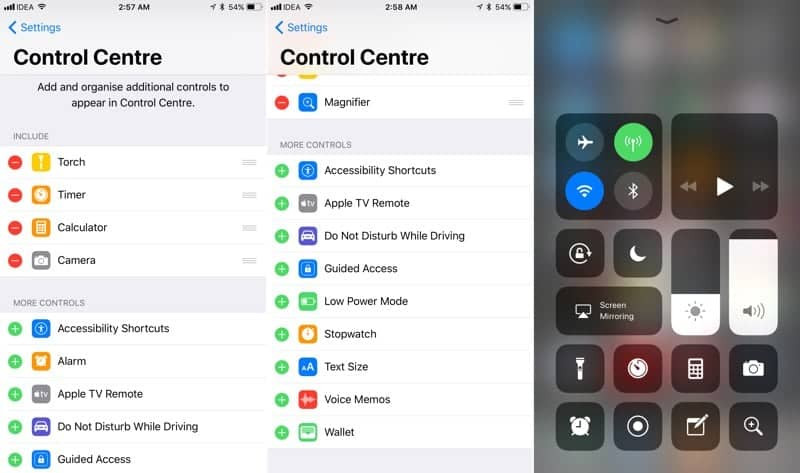 Customizable Control Center-27 Awesome iOS 11 Features You Probably Haven't Heard of Yet