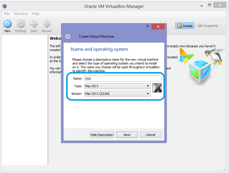 Create New Virtual Machine