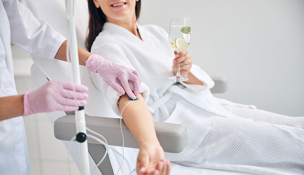 IV rehydration therapy for dehydration