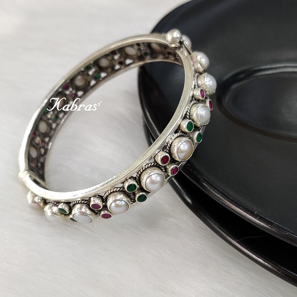Thumbnail: Multicolored Pearl Dot Kada