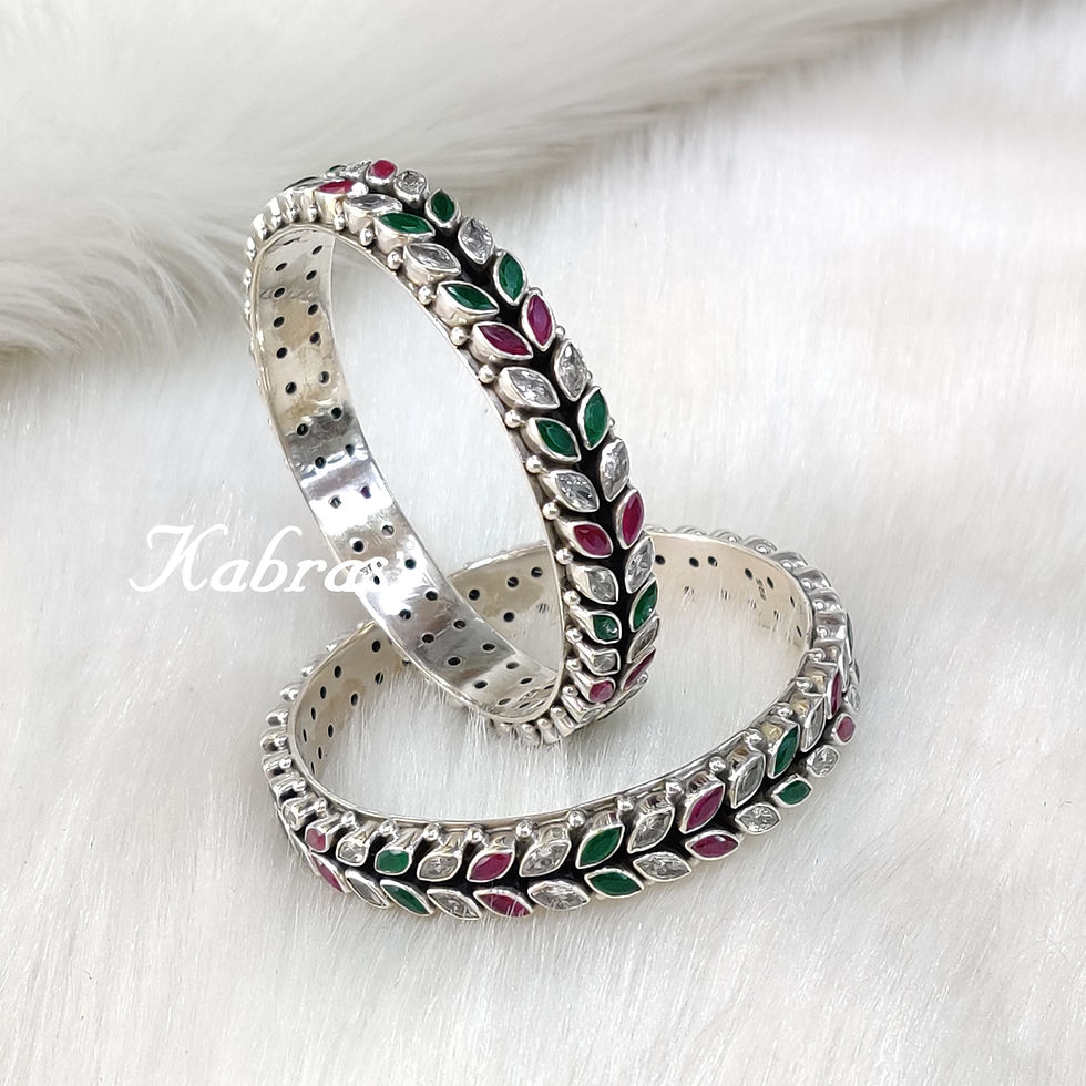 Thumbnail: Multicolored Fern Bangle