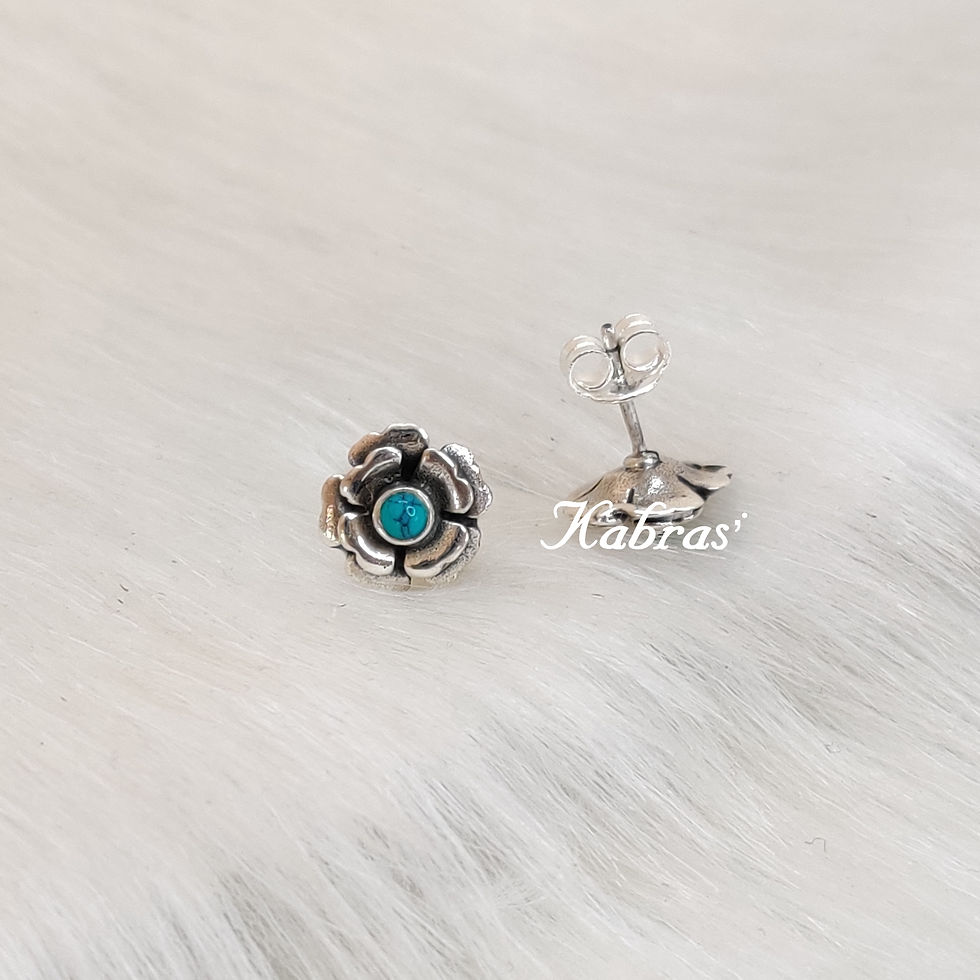 Thumbnail: Turquoise Rose Pendant Set