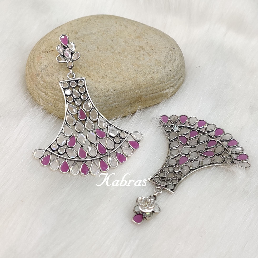 Thumbnail: Chandelier Polki Earrings