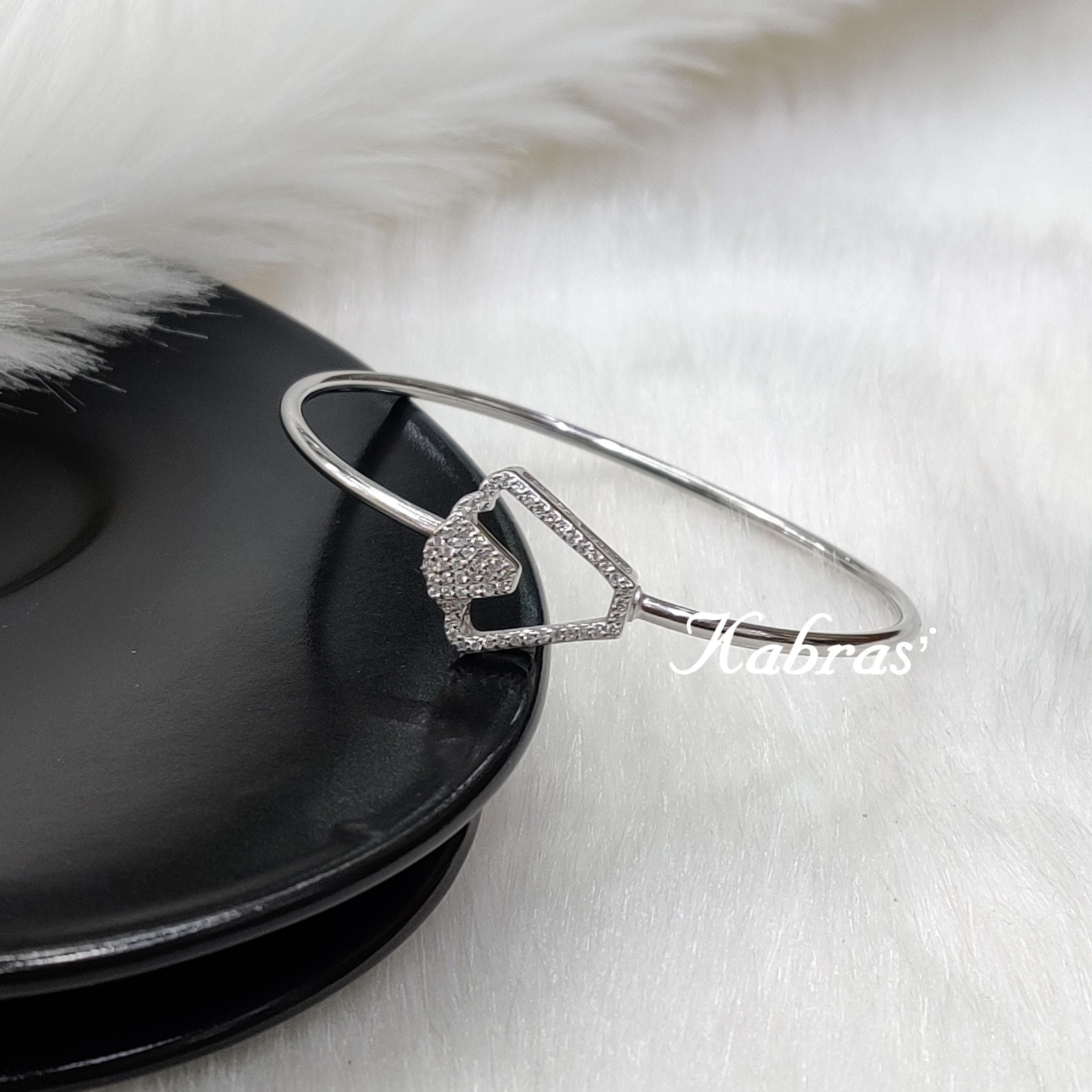 CZ Trapezoid Bracelet