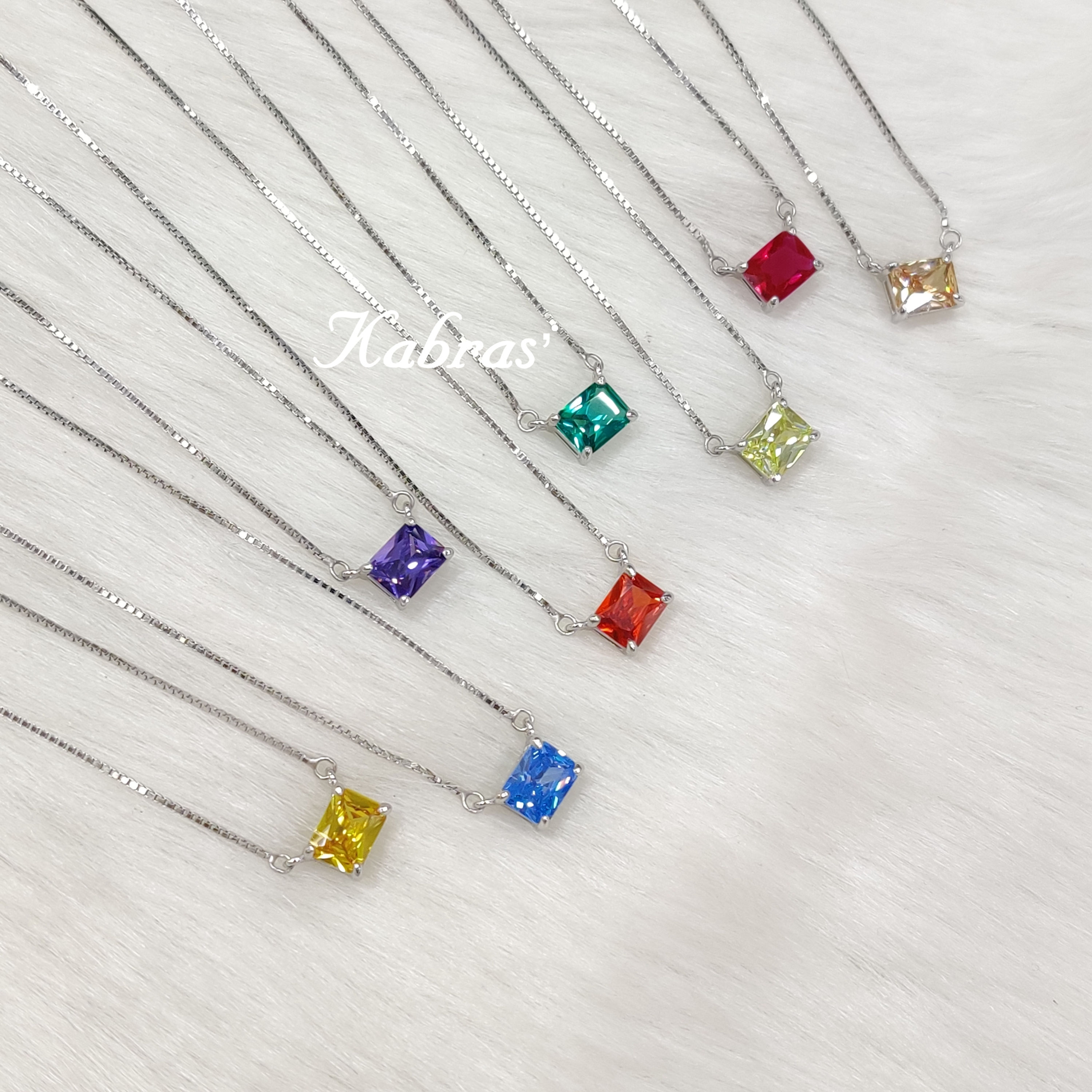 Square Drop Neck Chain