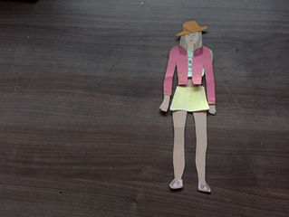Beeldende vorming, paspop + kleding