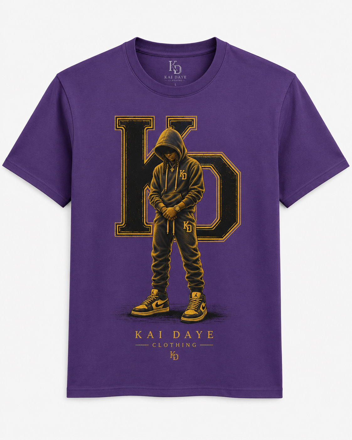 KaiDaye Purple Loyalty Graphic Tee 